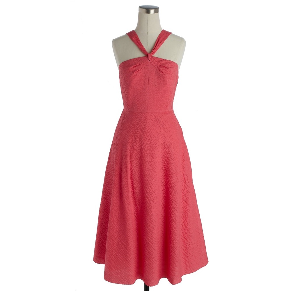 👗J.Crew Black Cotton Aubrey Halter Dress👗
